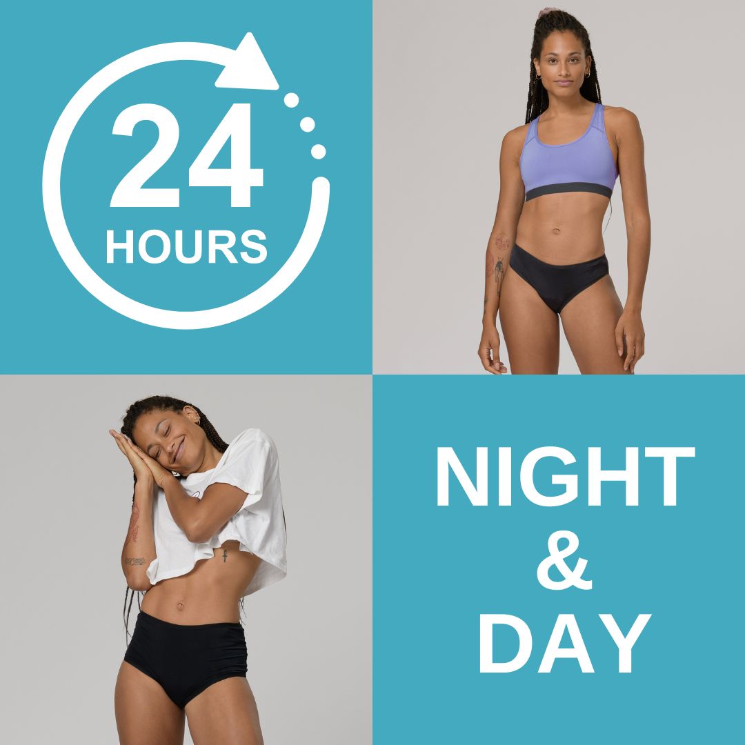 Night & Day Period Proof Pack (3 x Sleep Easy, 4 x Hipster)