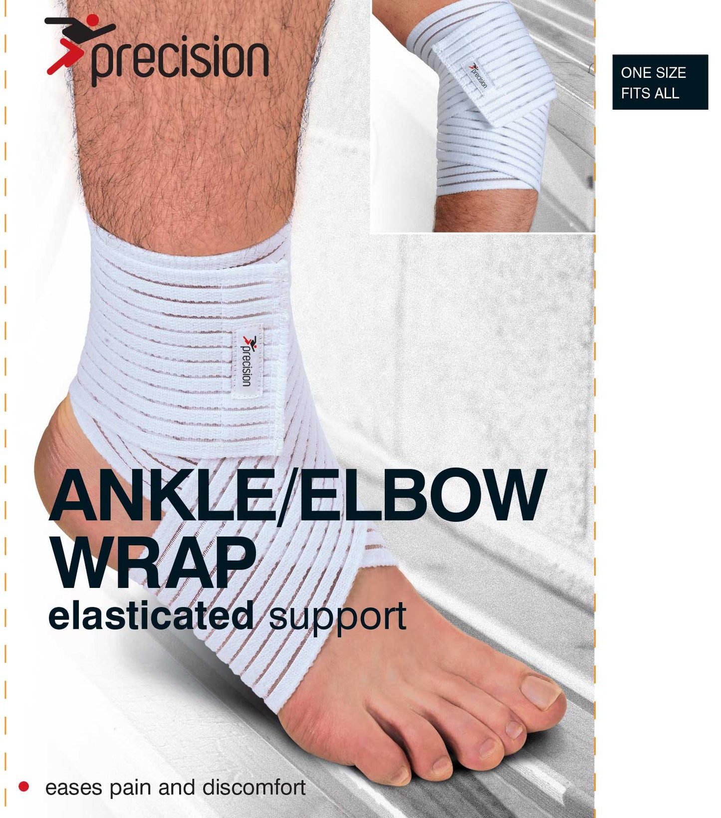 Precision Elasticated Ankle/Elbow Wrap - Universal